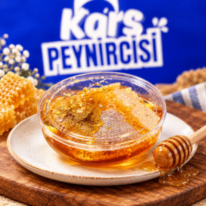 Kars Saf Karakovan Petek Balı 1,5 KG - Geleneksel Dağ Çiçeği Balı