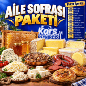 Kars Aile Sofrası Paketi - 17 KG Yöresel Ürün ve 2 Adet Kars Ketesi