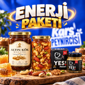 Enerji Paketi - Altın Kök Macunu, Atom Ballı Çerez ve YES! Macun